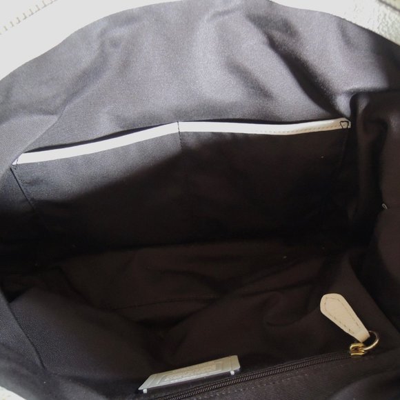 Coach Chalk White Pebbled Leather Lenox Satchel F59325 - Pristine - Picture 14 of 15